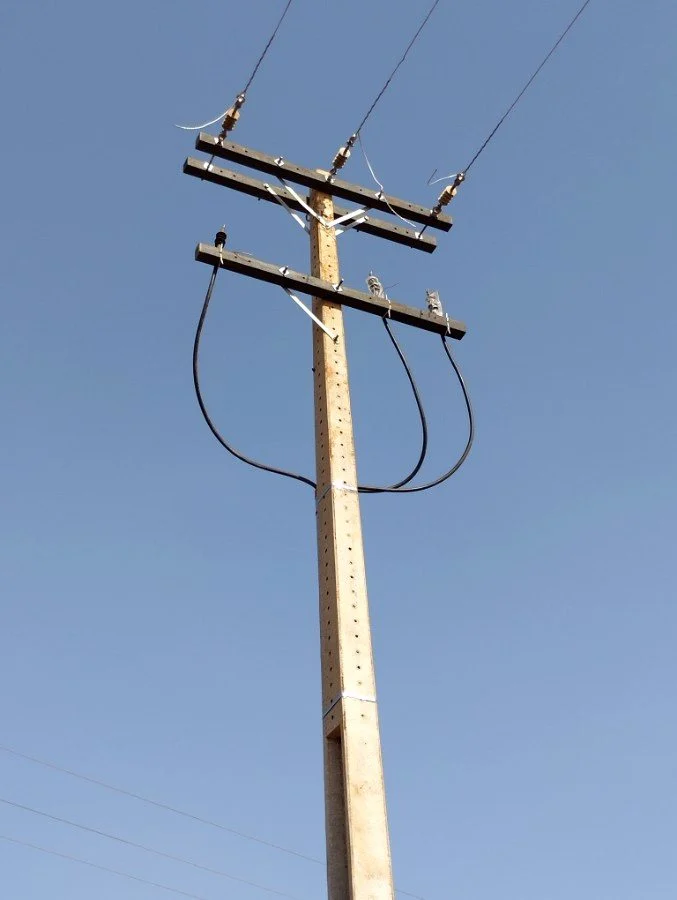 Rede de distribuição aérea 15 kV