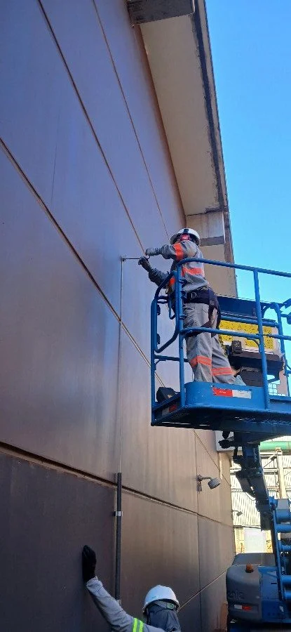 SPDA e aterramento industrial